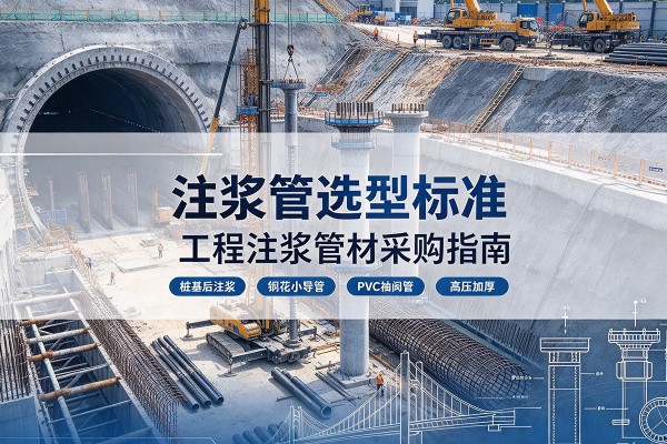 九台注浆管选型标准