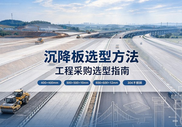 九台沉降板选择方法